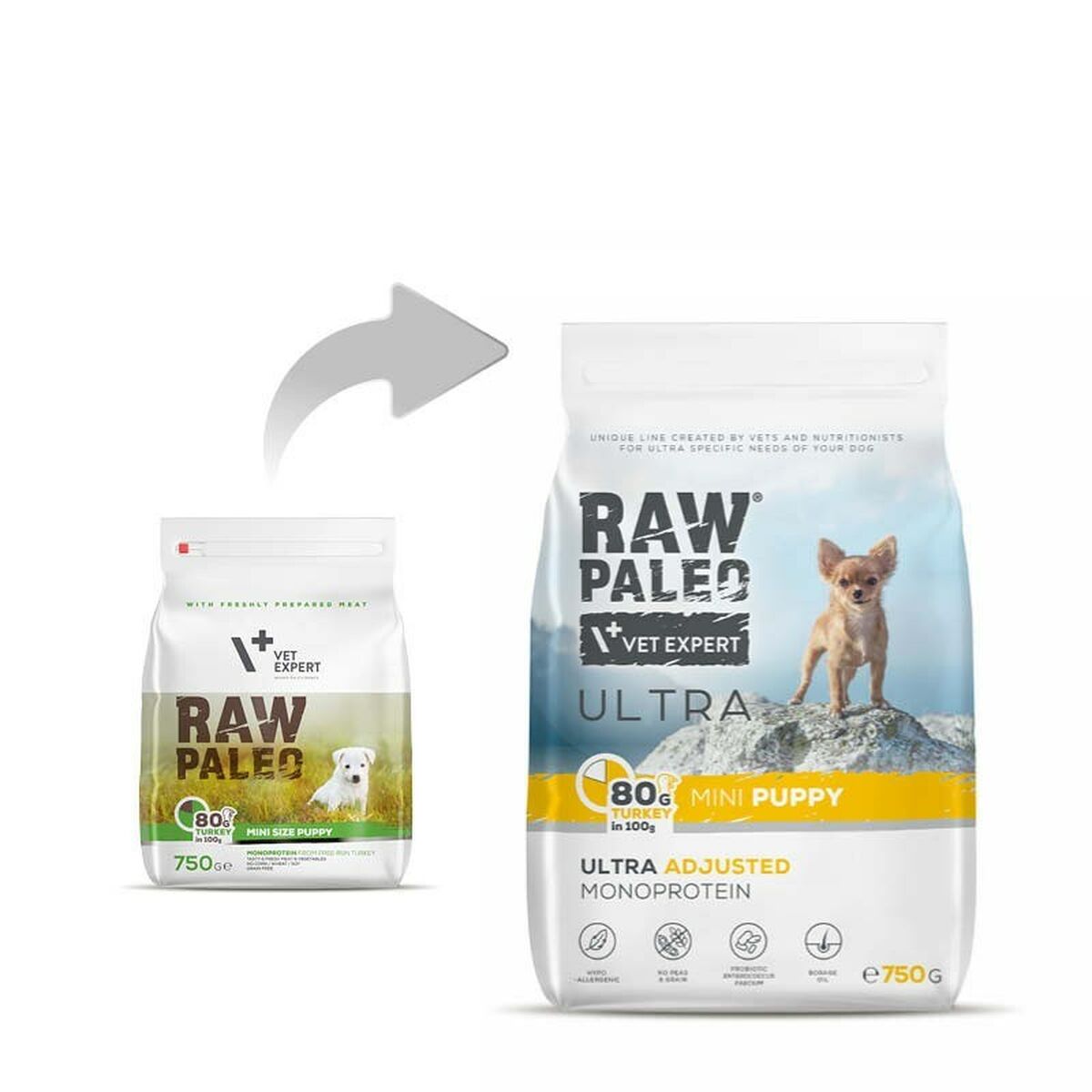 Karma VETEXPERT Ultra Mini Puppy Pavo Indyk 750 g